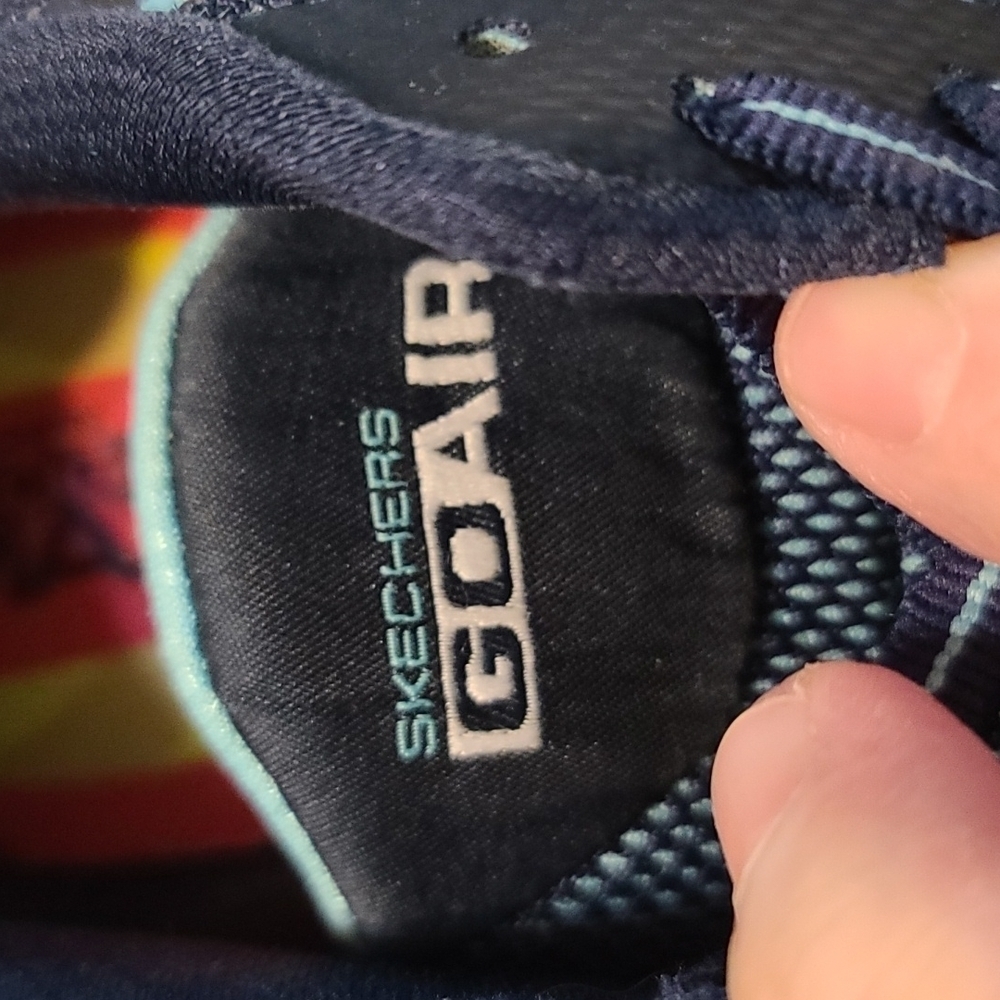 Skechers Goga‎ Max Go Air 2 Women's Sneakers Blue/Aqua Size 9 EUC - Picture 2 of 12